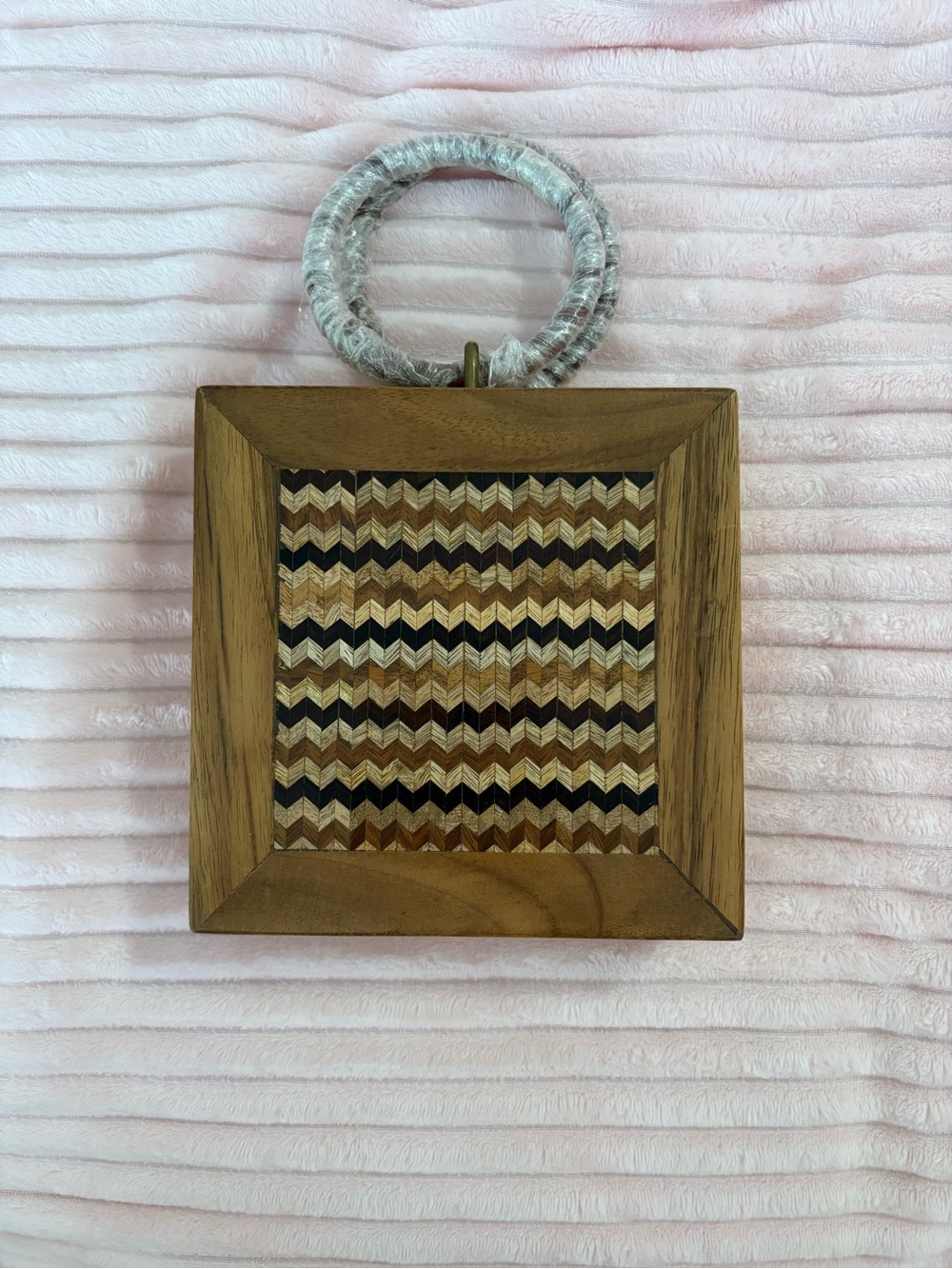 Charming Wooden Handbag